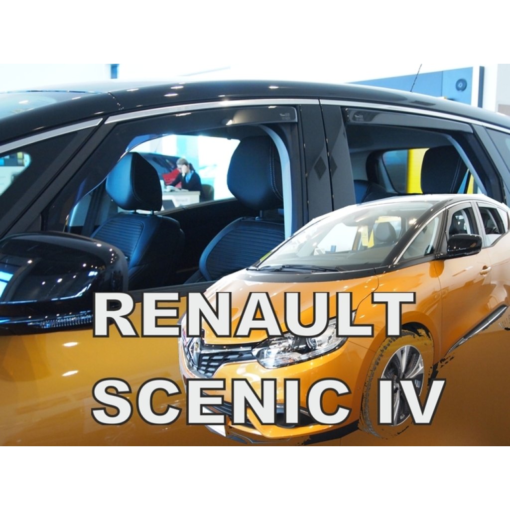 Ofuky oken Renault Scenic 5D 2017- přední + zadní | Heko