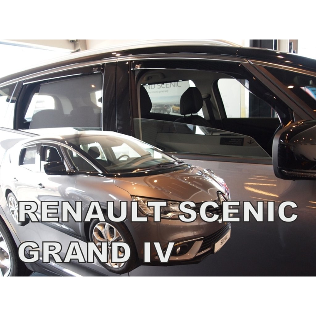 Ofuky oken Renault Scenic Grand 5D 2017- přední + zadní | Heko