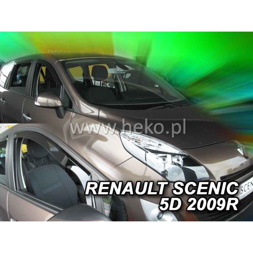 Ofuky oken Renault Scenic / Scenic Grand 5D 2009- přední | Heko
