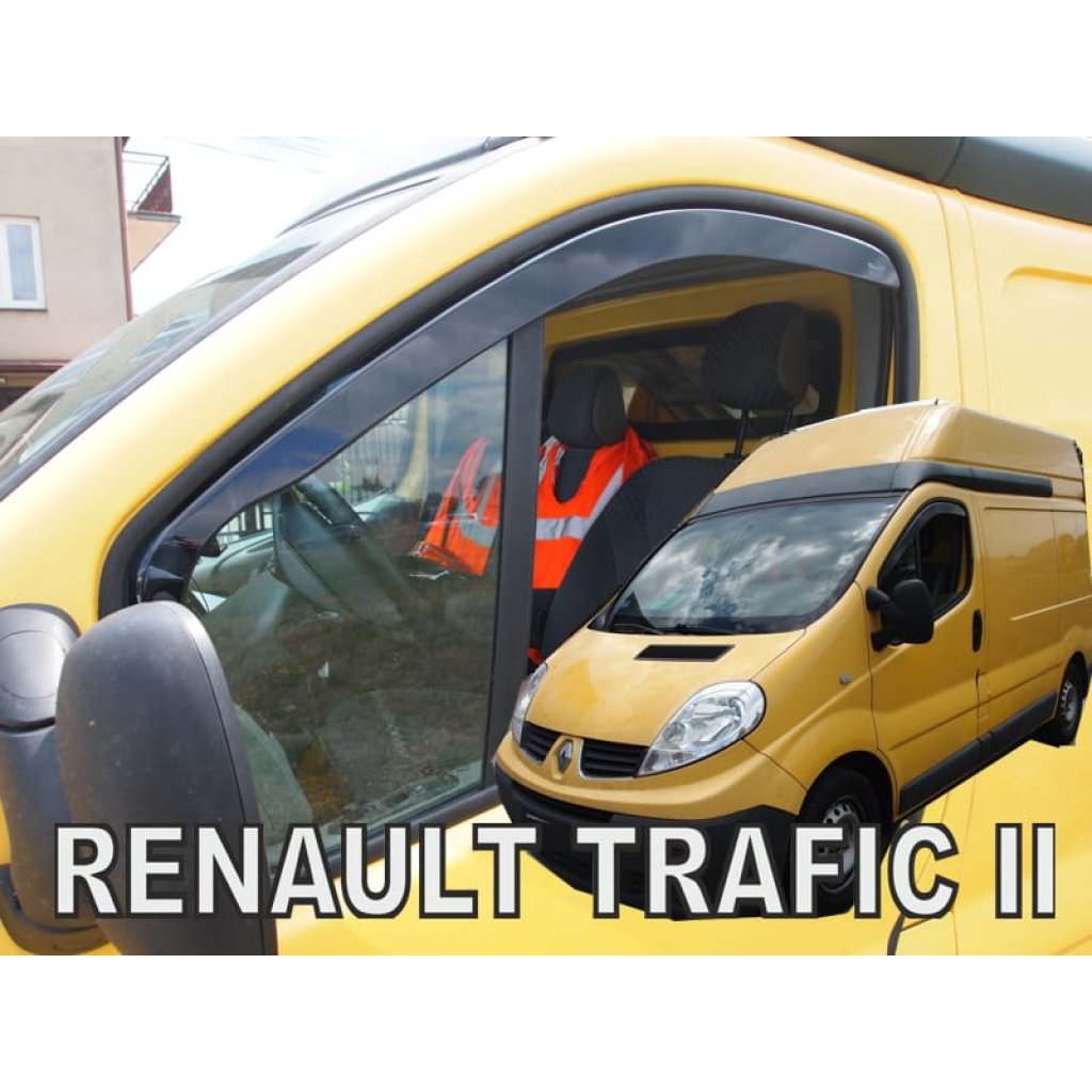 Ofuky oken Renault Trafic II 2D 2001- přední dlouhé | Heko