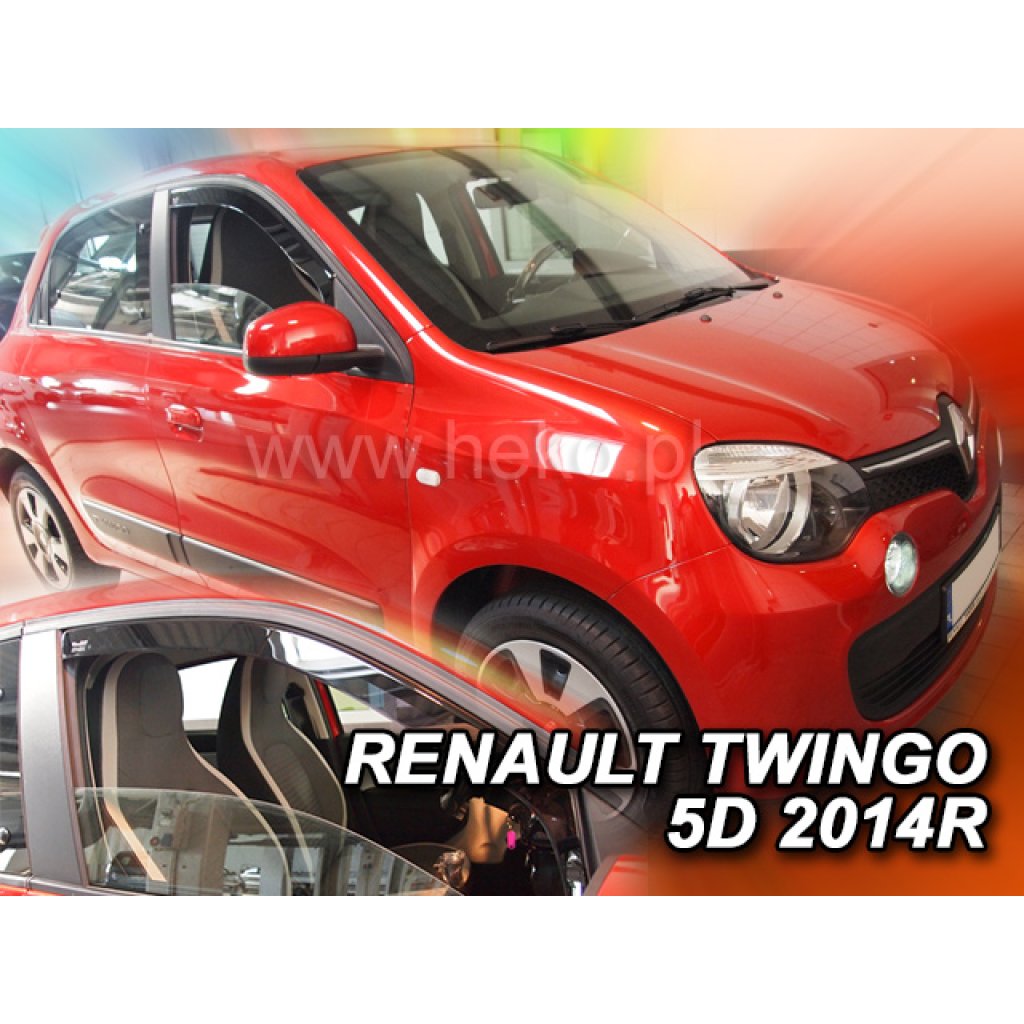 Ofuky oken Renault Twingo 5D 2014 přední | Heko