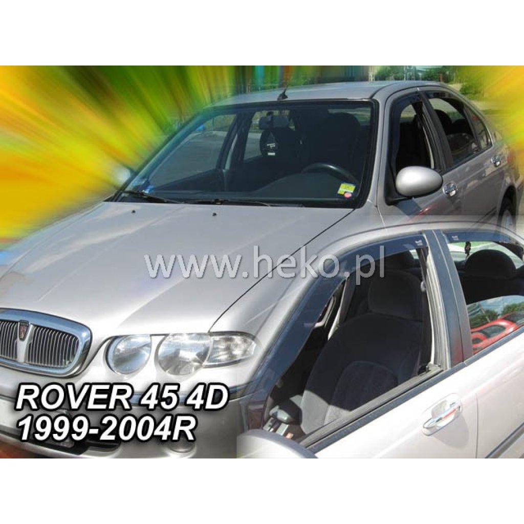 Ofuky oken Rover 45 4D 1999-2004 přední + zadní | Heko