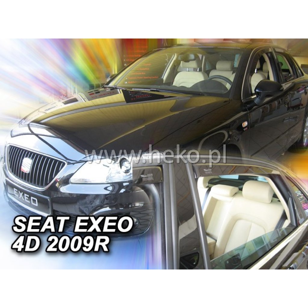 Ofuky oken Seat Exeo 4D 2009- přední + zadní sedan | Heko