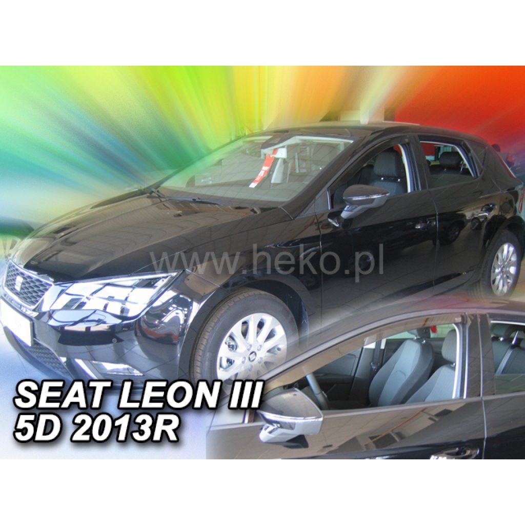 Ofuky oken Seat Leon 5D 2013- přední | Heko