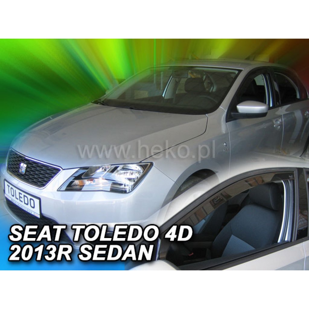 Ofuky oken Seat Toledo 5D 2013- přední | Heko