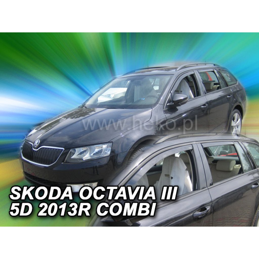 Ofuky oken Škoda Octavia III Combi 2013-2020 přední + zadní | Heko