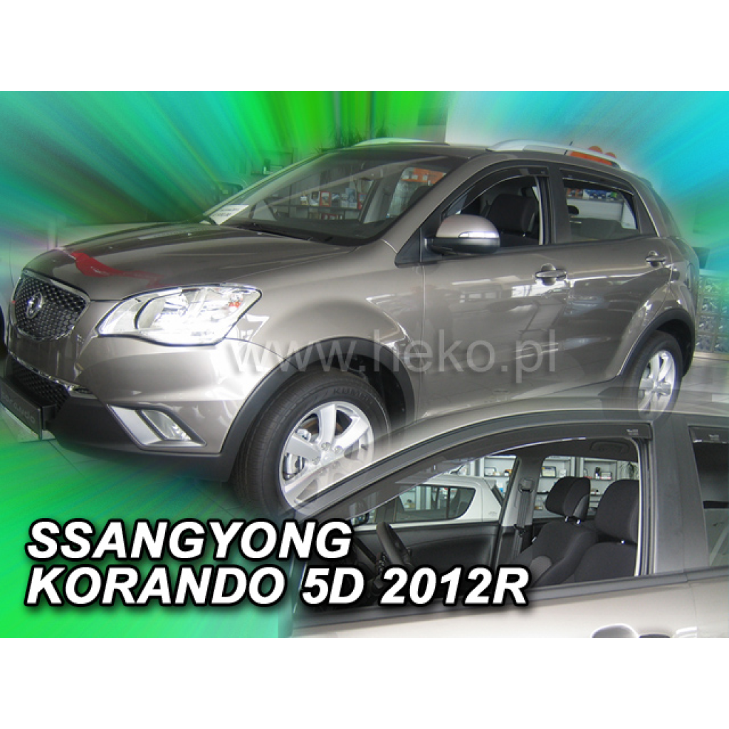 Ofuky oken SsangYong Korando 5D 2012- přední | Heko