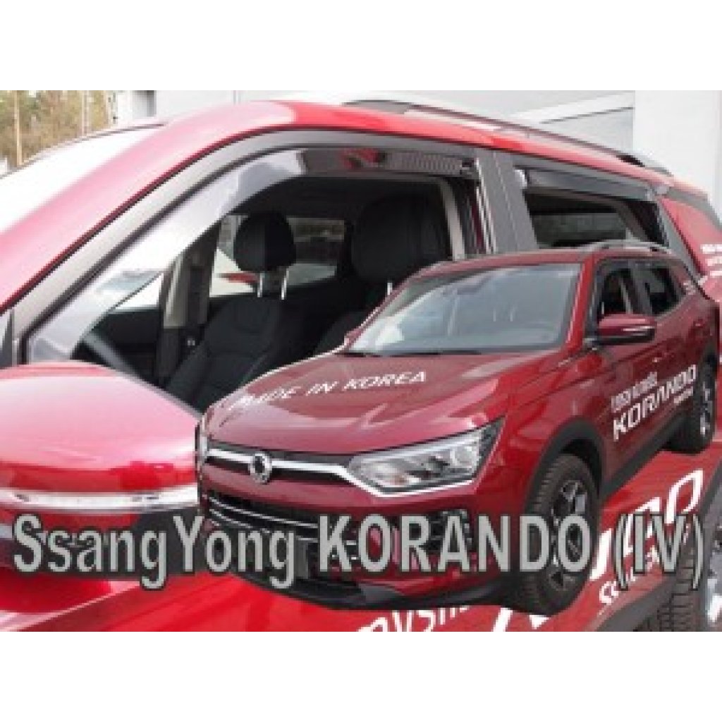 Ofuky oken SsangYong Korando IV 5D 2019- přední + zadní | Heko