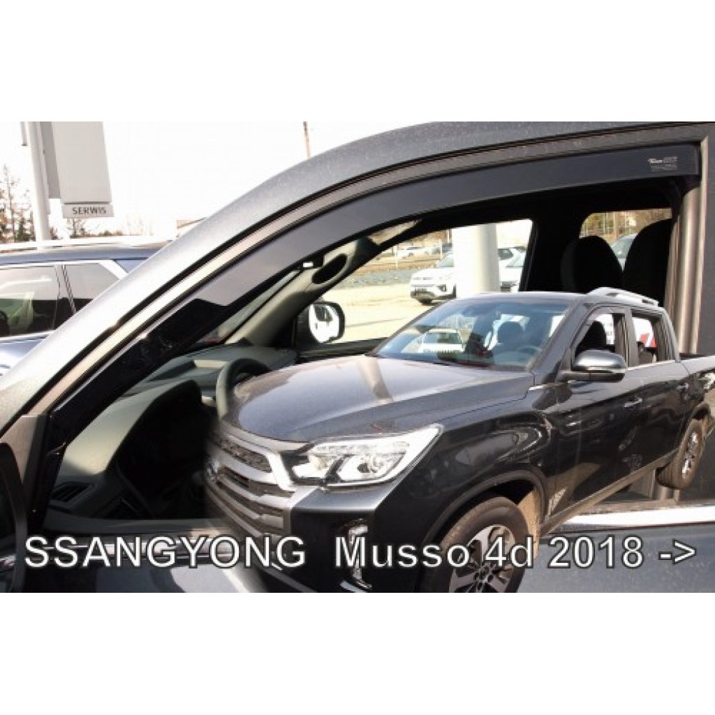 Ofuky oken Ssangyong Musso 4dv 2018- přední | Heko
