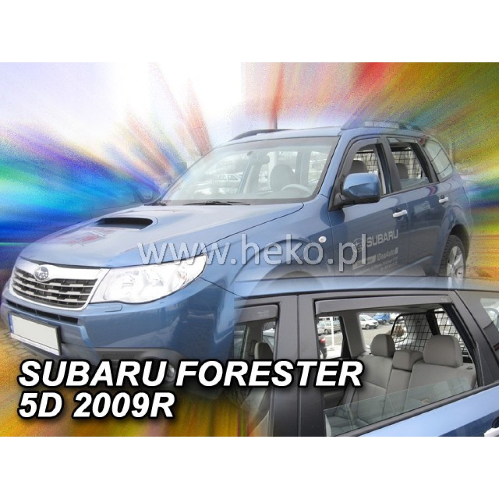 Ofuky oken Subaru Forester SH 5D 2009- přední + zadní | Heko