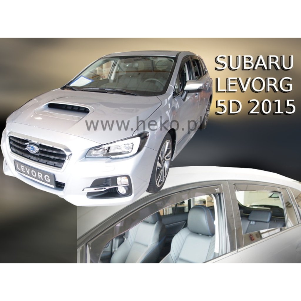 Ofuky oken Subaru Levorg 5D 2015- přední + zadní | Heko
