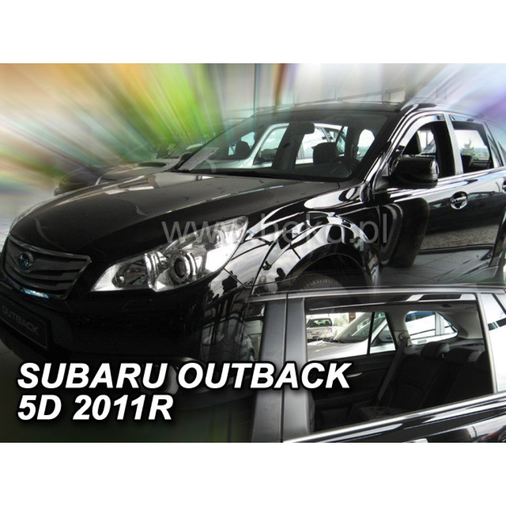 Ofuky oken Subaru Outback 5D 2011- přední + zadní | Heko