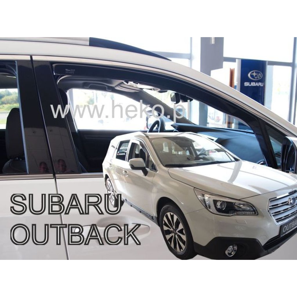 Ofuky oken Subaru Outback 5D 2015- přední + zadní | Heko