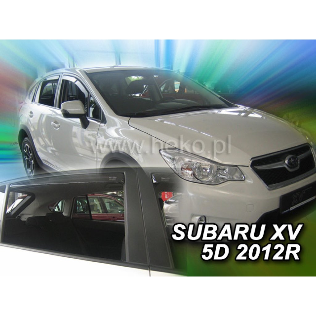 Ofuky oken Subaru XV 5D 2012- přední + zadní | Heko