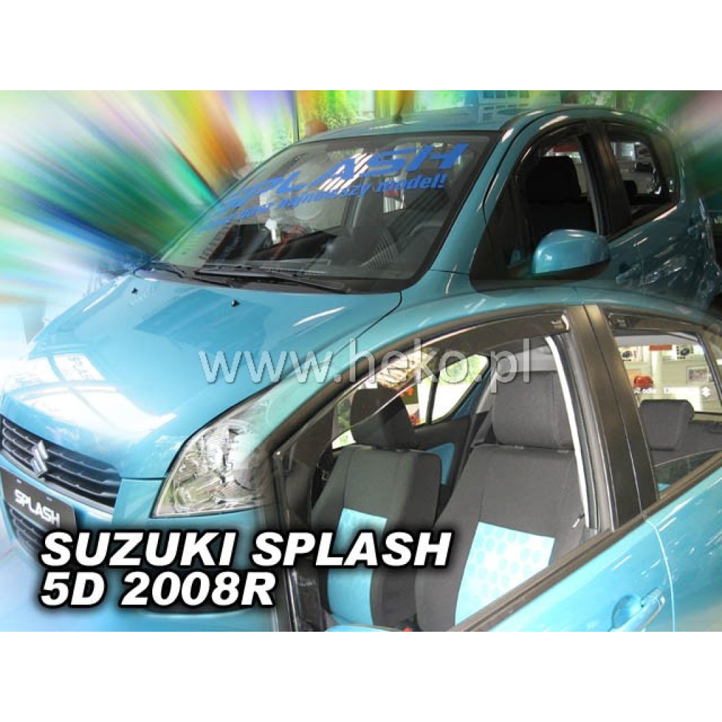 Ofuky oken Suzuki Splash 5D 2008- přední + zadní | Heko