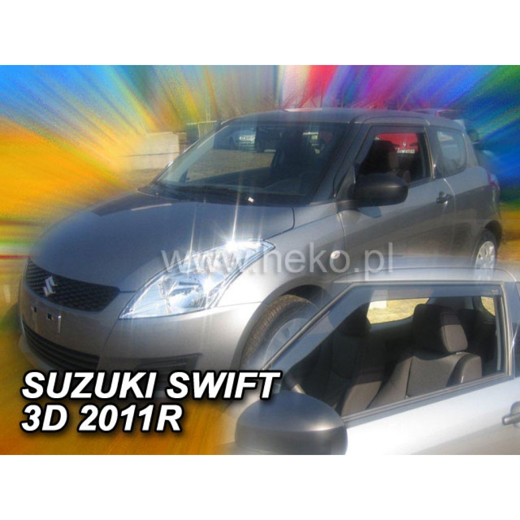 Ofuky oken Suzuki Swift 3D 11/2010- přední | Heko