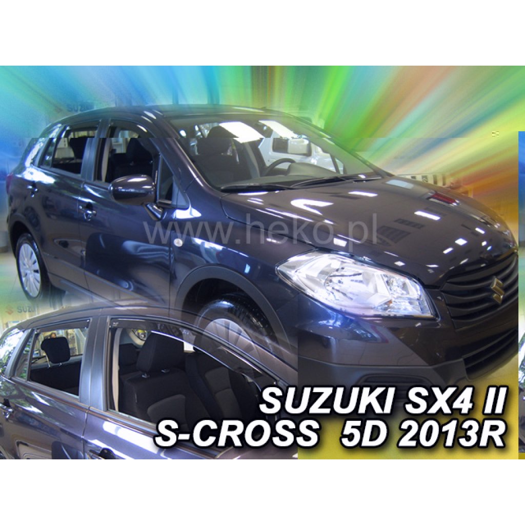 Ofuky oken Suzuki SX4 S-Cross 2013- přední + zadní | Heko