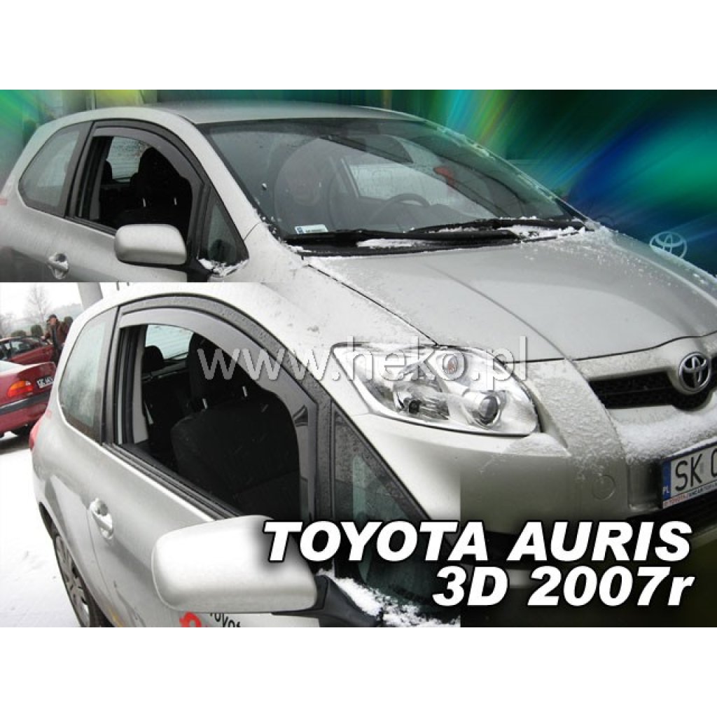 Ofuky oken Toyota Auris 3D 2007- přední | Heko