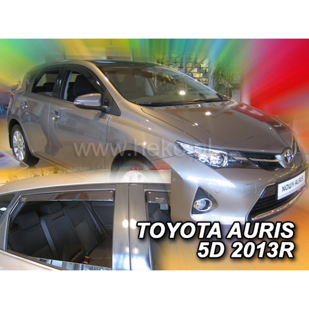 Ofuky oken Toyota Auris 5D 2013- přední + zadní | Heko