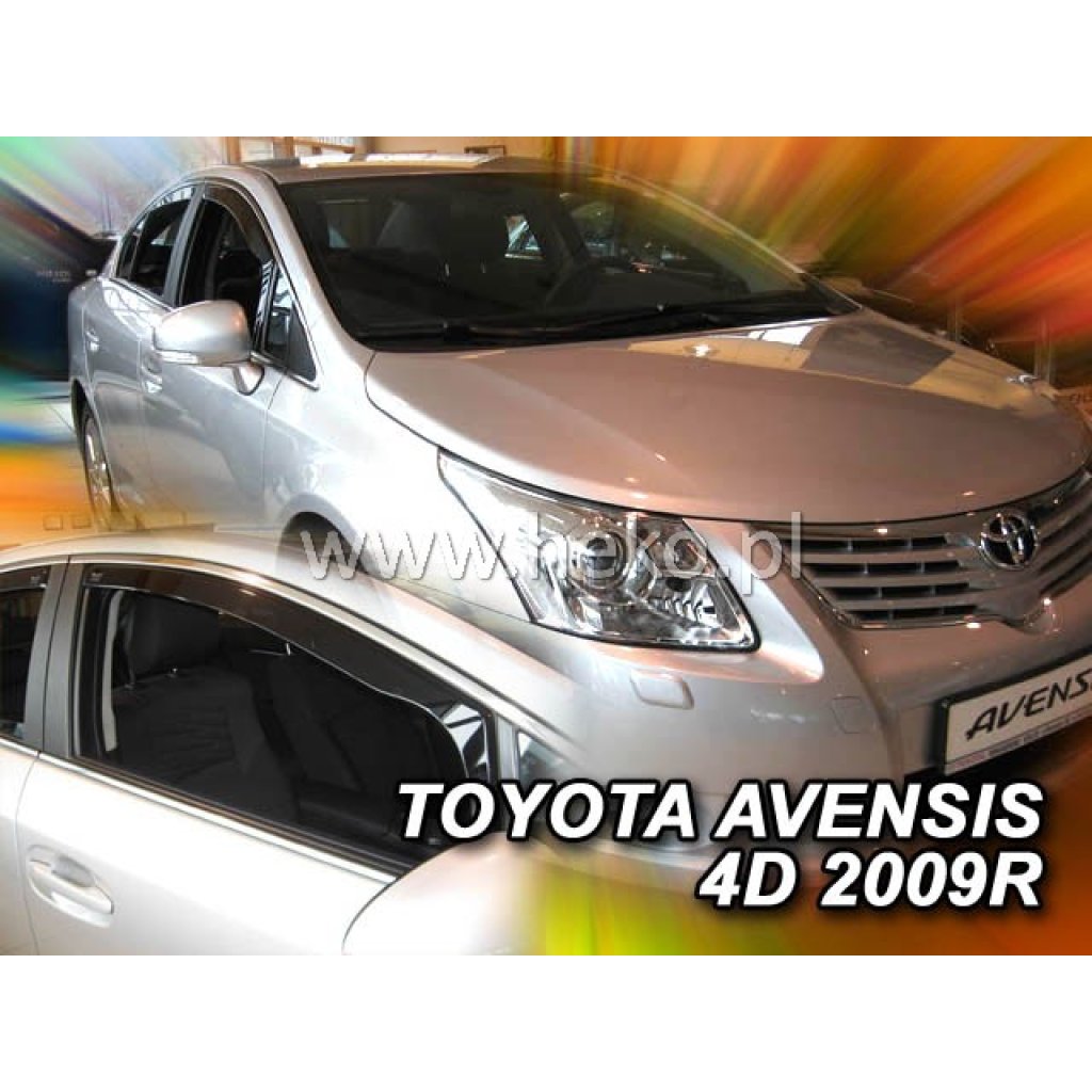 Ofuky oken Toyota Avensis 4D 2009- přední | Heko