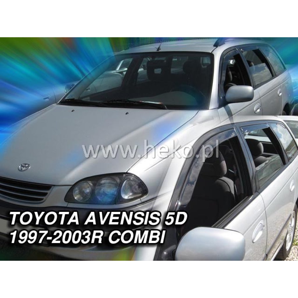 Ofuky oken Toyota Avensis 5D 1997-2003 přední + zadní combi | Heko