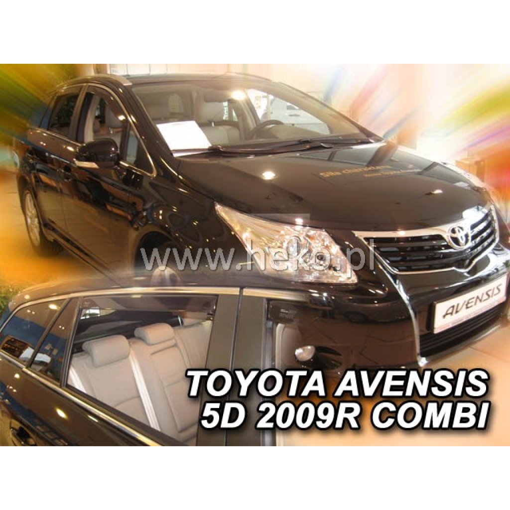 Ofuky oken Toyota Avensis 5D 2009- přední + zadní combi | Heko