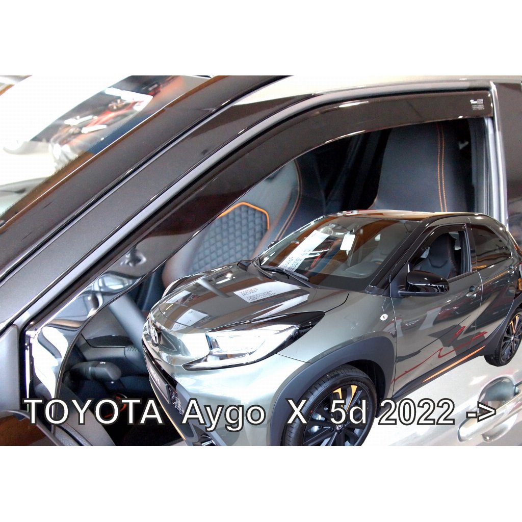 Ofuky oken Toyota Aygo X 5dv 2022- přední | Heko