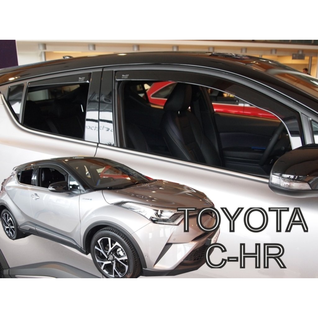 Ofuky oken Toyota C-HR 5D 2016- přední + zadní | Heko