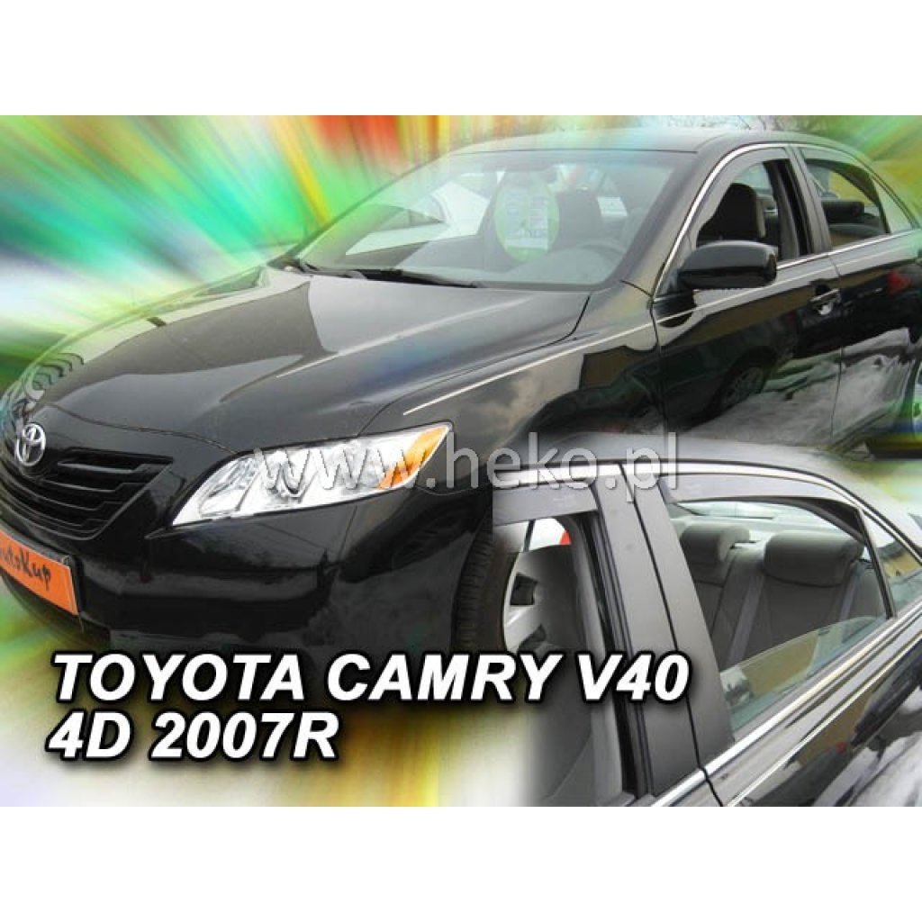 Ofuky oken Toyota Camry V40 4D 2007- přední + zadní | Heko