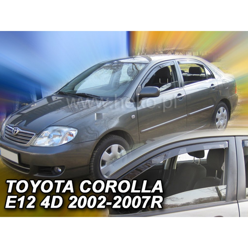 Ofuky oken Toyota Corolla 4/5D 2002-2007 přední | Heko
