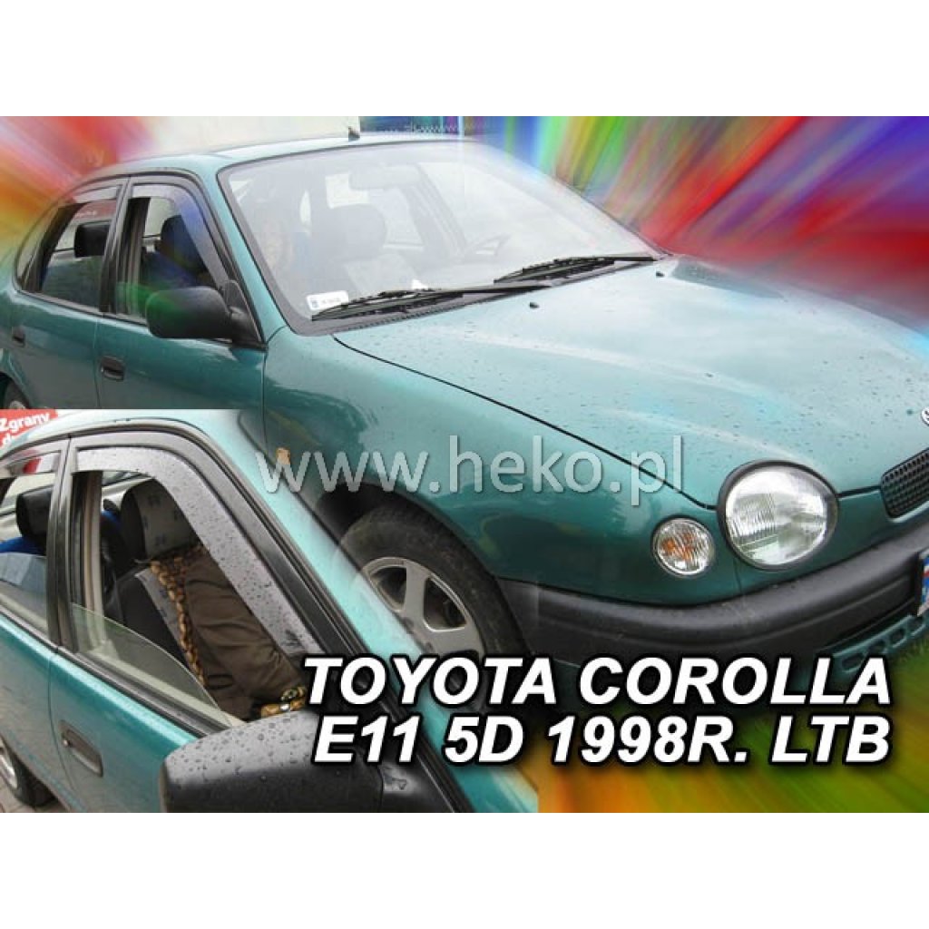 Ofuky oken Toyota Corolla E11 4/5D 1997-2001 TMP-80 přední | Heko
