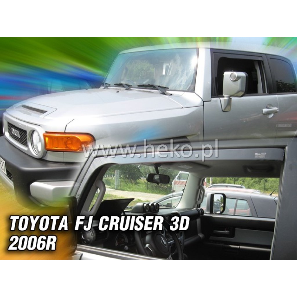 Ofuky oken Toyota FJ Cruiser 3D 2006- přední | Heko