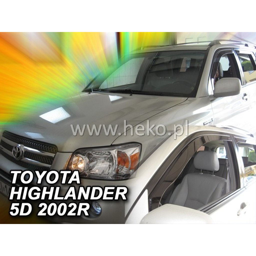 Ofuky oken Toyota Highlander USA 2001-2007 přední | Heko