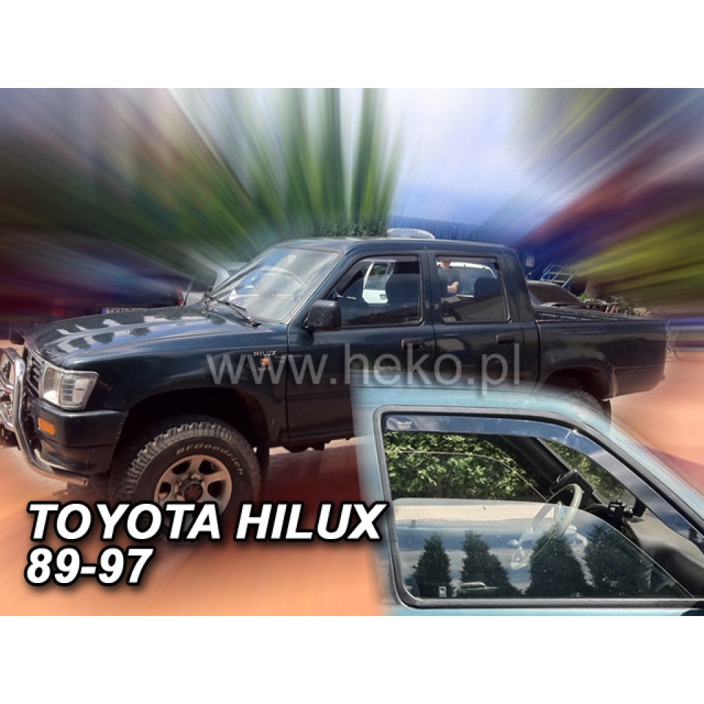 Ofuky oken Toyota Hilux 2D 1989-1997 přední | Heko