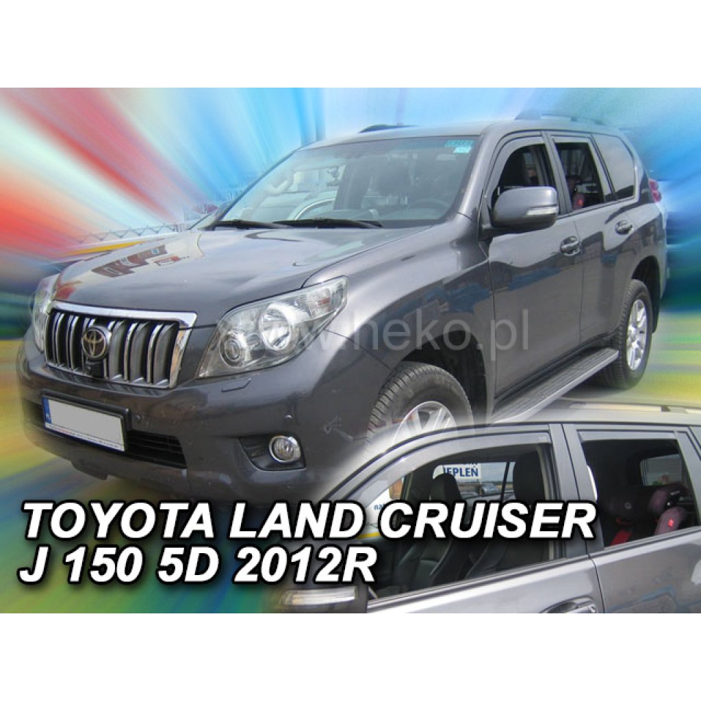 Ofuky oken Toyota Land Cruiser J150 5D 2009- přední + zadní | Heko