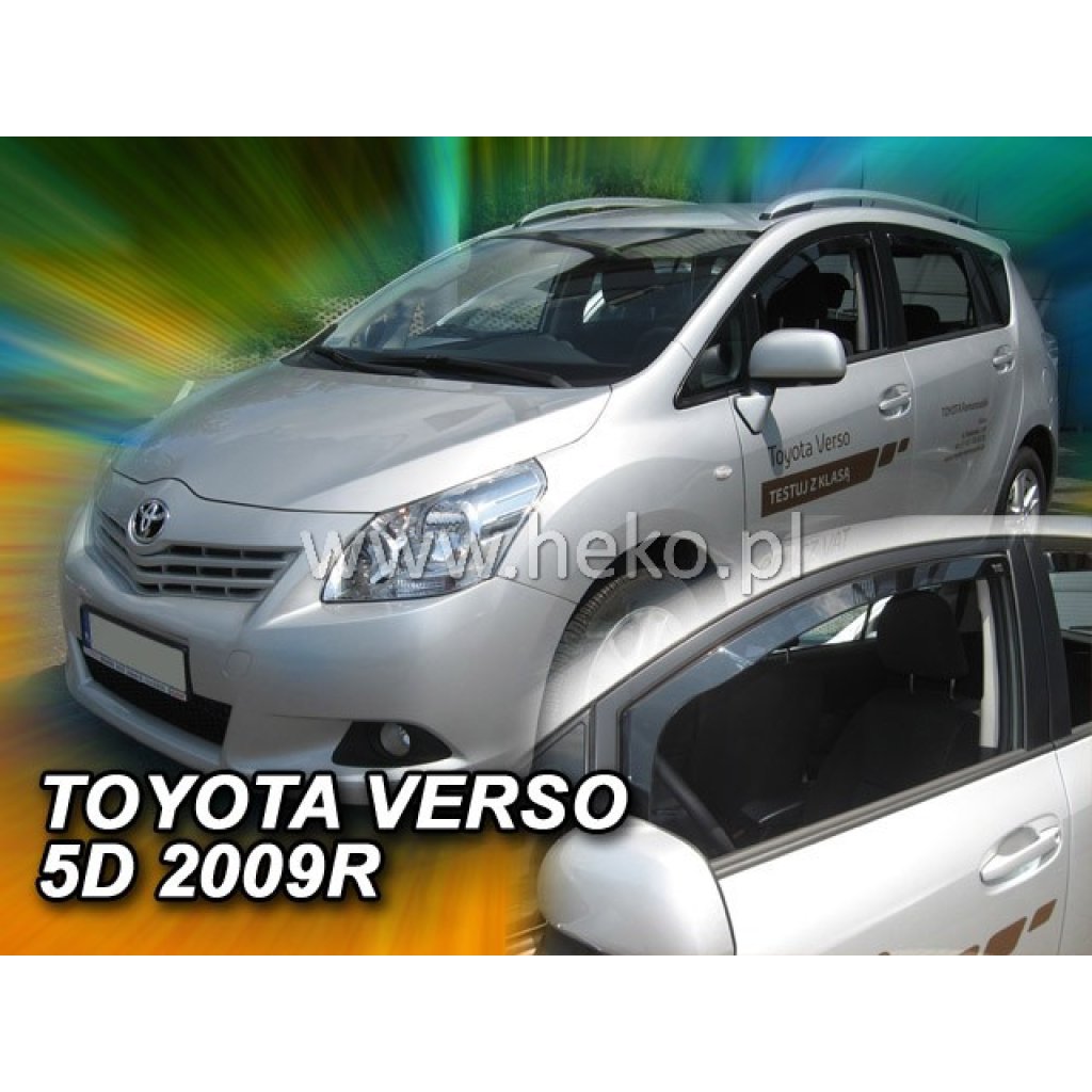 Ofuky oken Toyota Verso 5D 2009- přední | Heko