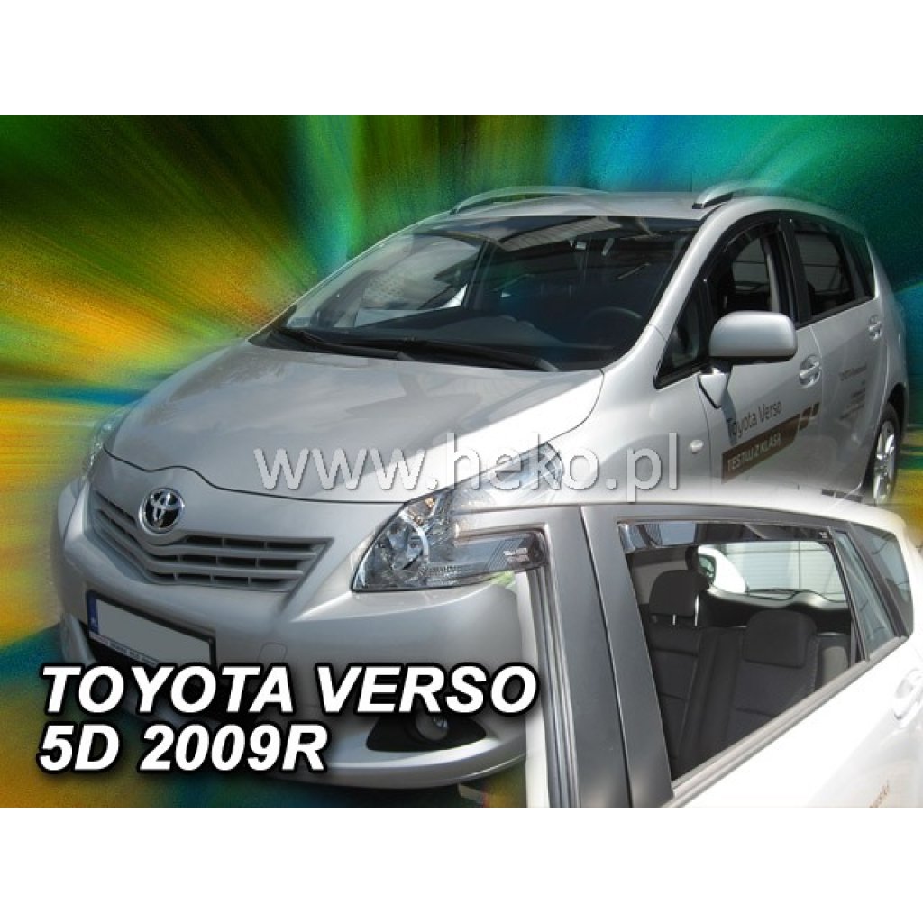 Ofuky oken Toyota Verso 5D 2009- přední + zadní | Heko