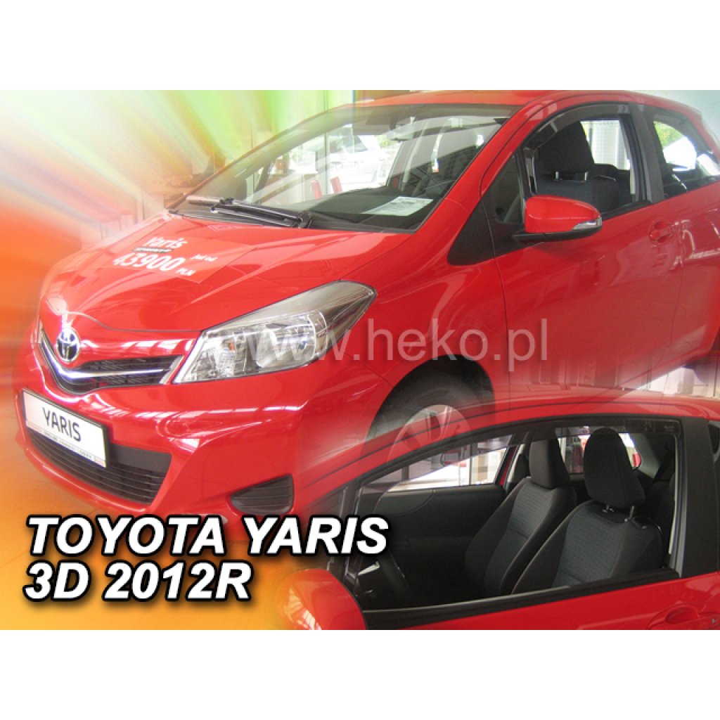 Ofuky oken Toyota Yaris III 3D 09/2011 3D přední | Heko