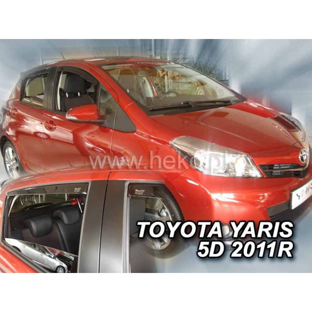 Ofuky oken Toyota Yaris III 5D 09/2011- přední + zadní | Heko