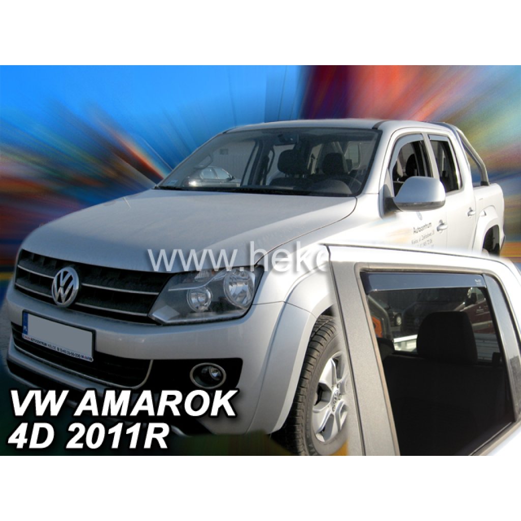 Ofuky oken Volkswagen Amarok 4D 2011- přední + zadní | Heko