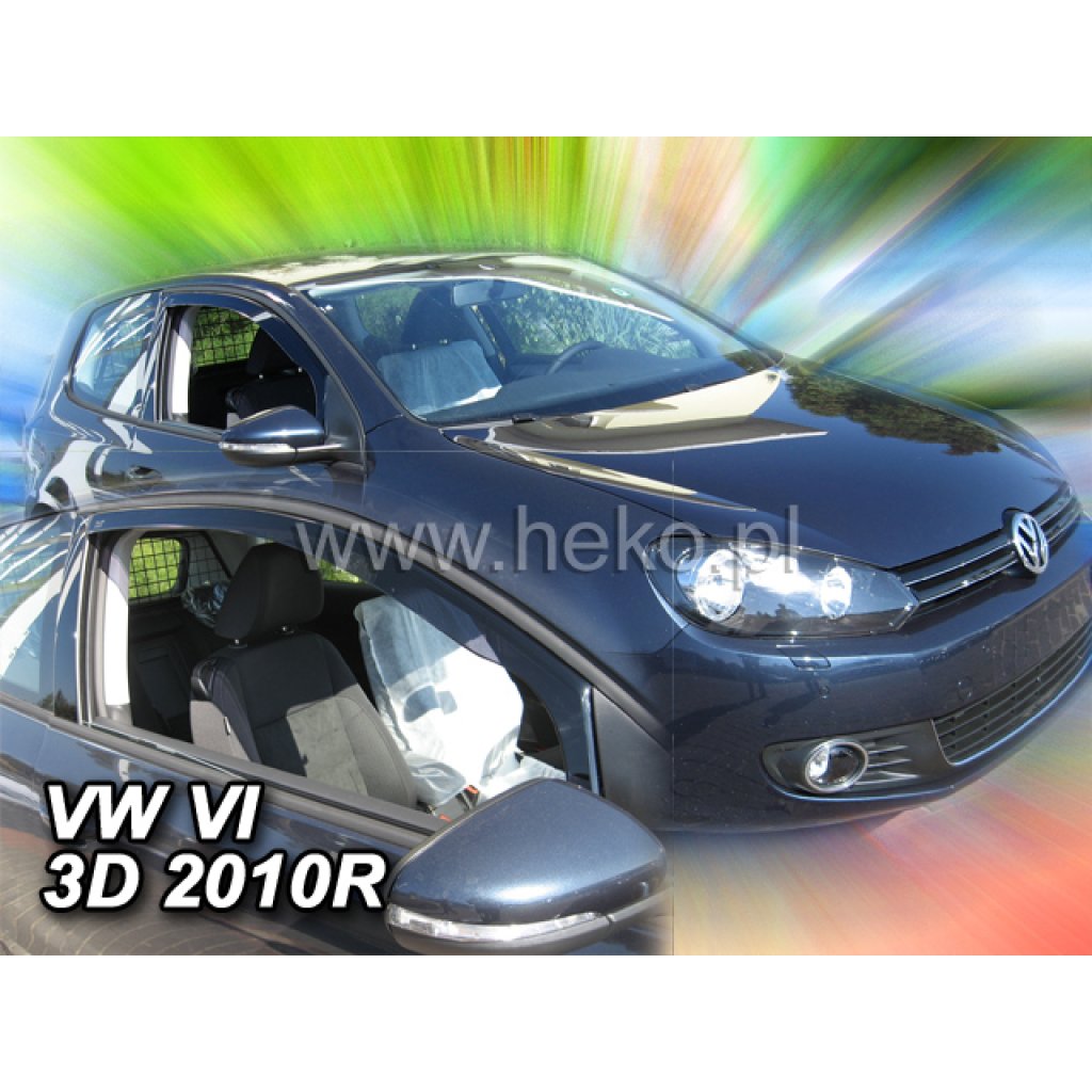Ofuky oken Volkswagen Golf VI 3D 2009- přední | Heko