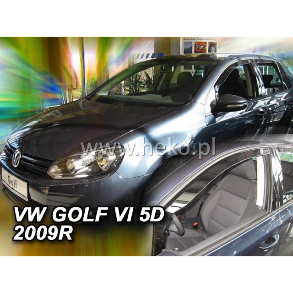 Ofuky oken Volkswagen Golf VI 5D 2008- přední | Heko