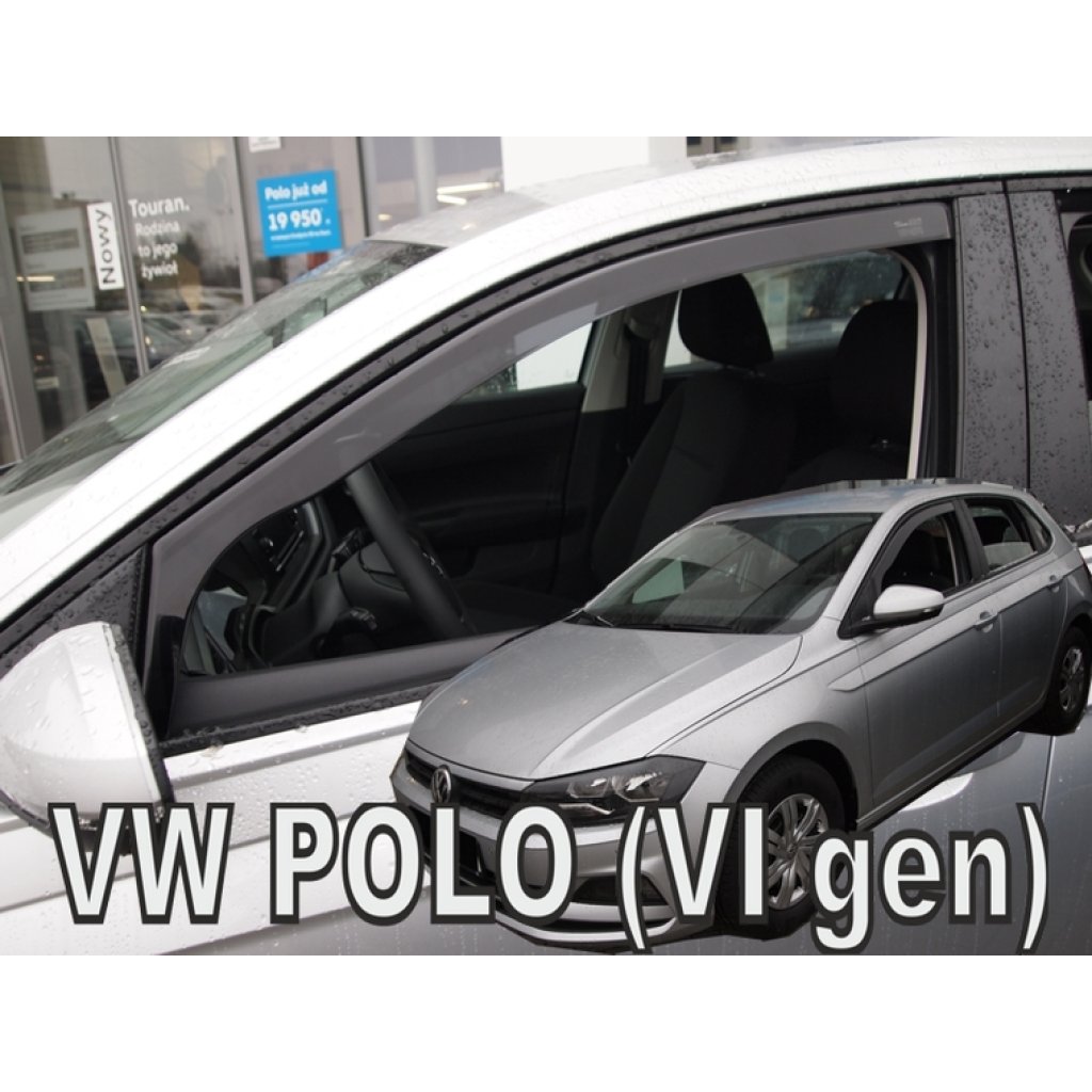 Ofuky oken Volkswagen Polo 5D 2017- přední | Heko