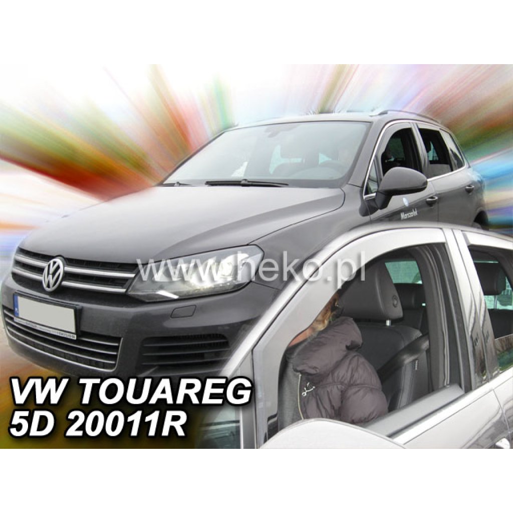 Ofuky oken Volkswagen Touareg 5D 2010- přední | Heko