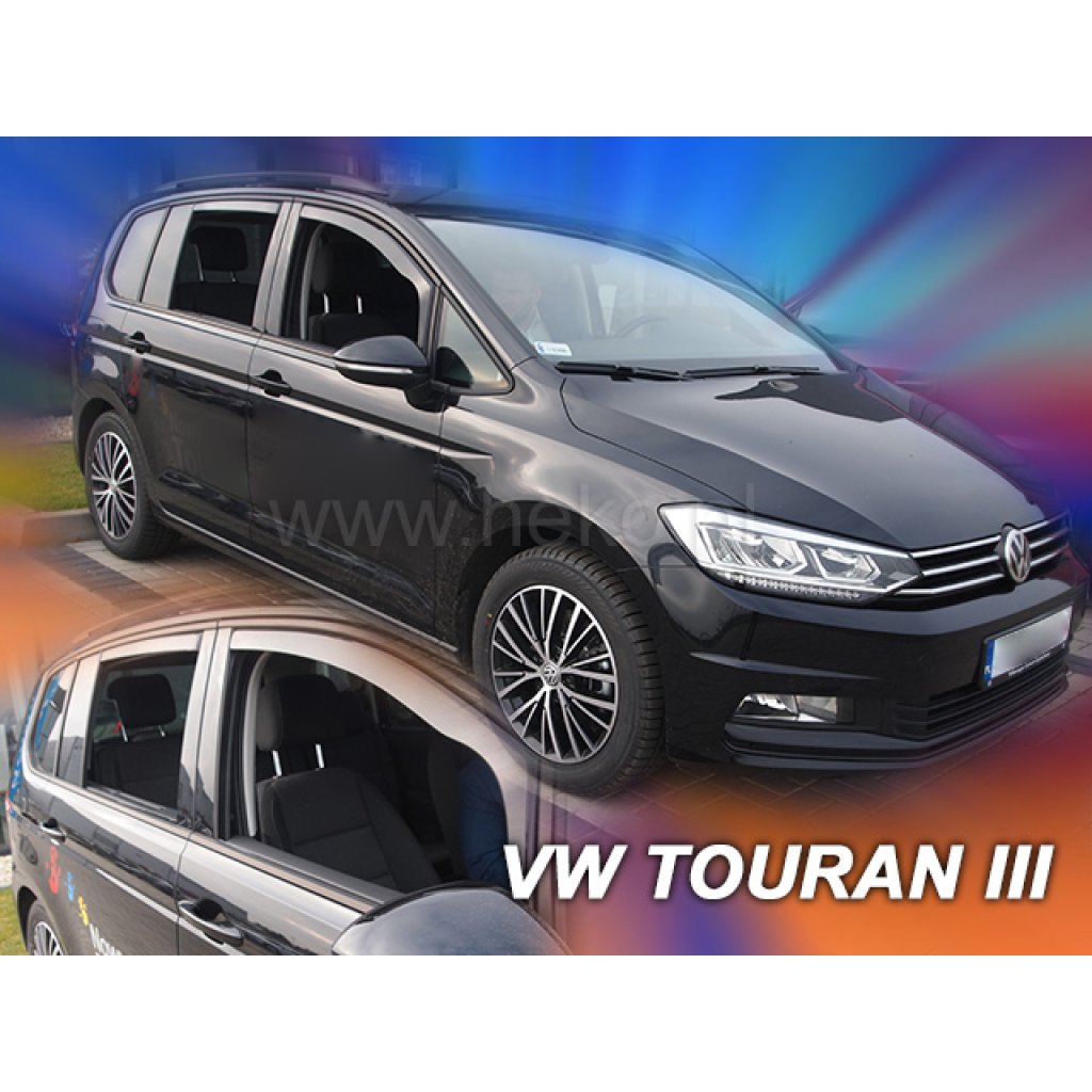 Ofuky oken Volkswagen Touran 5D 2015- přední + zadní | Heko