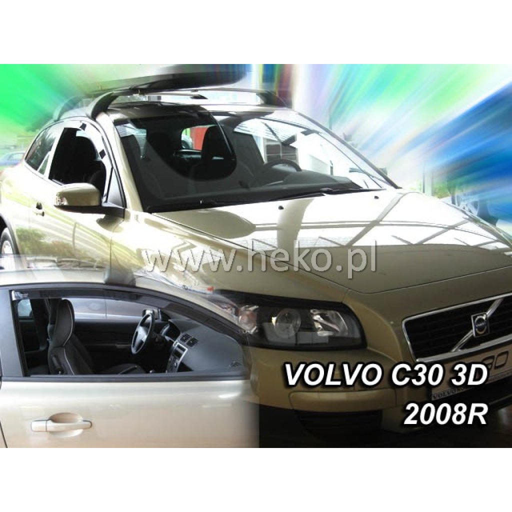 Ofuky oken Volvo C30 3D 2007- přední | Heko