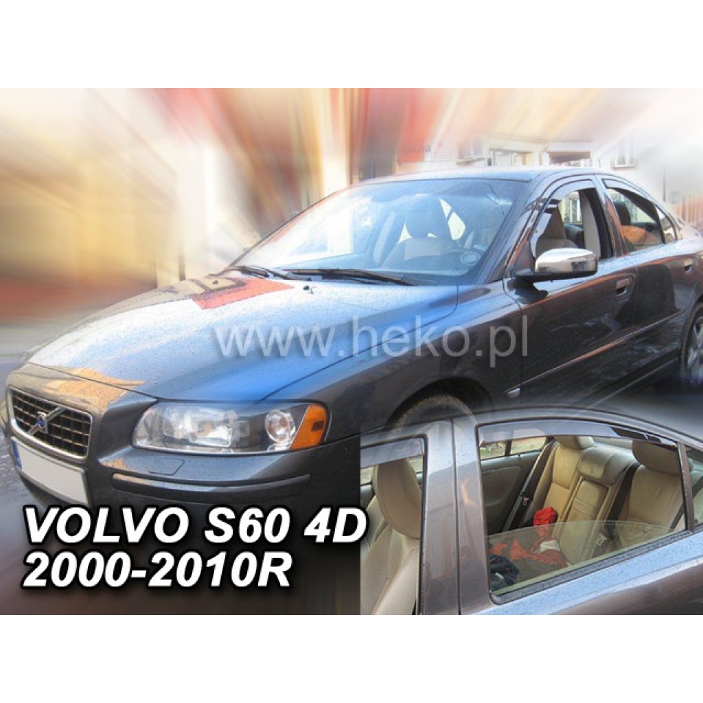 Ofuky oken Volvo S60 4D 2000-2010 přední + zadní | Heko