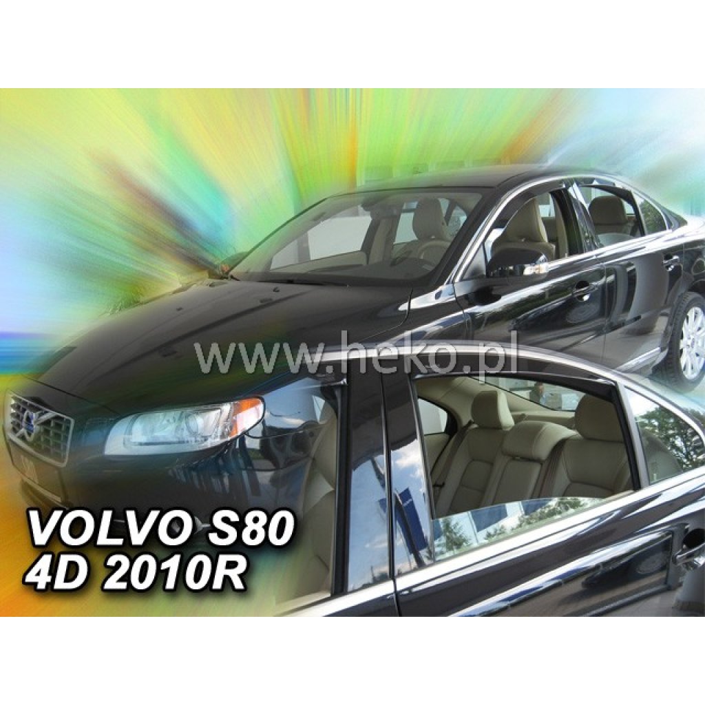 Ofuky oken Volvo S80 4D 2009- přední + zadní | Heko
