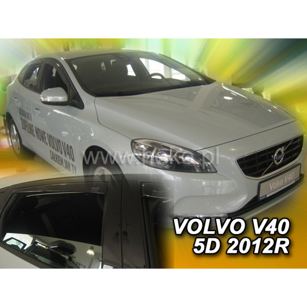 Ofuky oken Volvo V40 5D 2012- přední + zadní | Heko