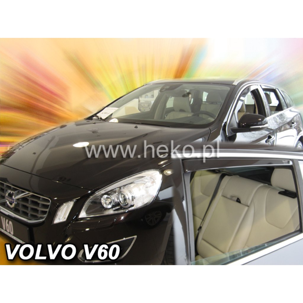 Ofuky oken Volvo V60 5D 2010- přední + zadní | Heko
